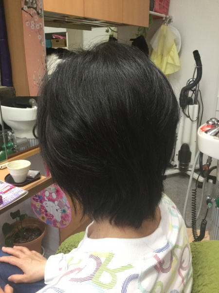 カット　カラーリング　６０代