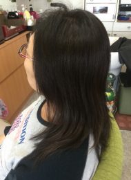 カット　カラーリング　集中育毛ケア　ヘアエステ　６０代