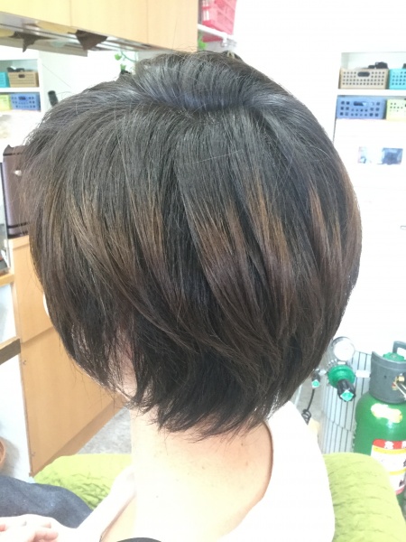 カット　集中育毛ケア　ヘアエステ　４０代　娘ちゃんと一緒に