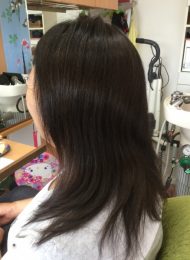 カラーリング　カット　集中育毛ケア　ヘアエステ　６０代