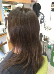 カラーリング　カット　集中育毛ケア　ヘアエステ　60代