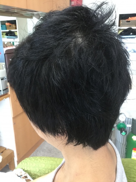 カラーリング　カット　炭酸泉スパ　ヘアエステ　50代