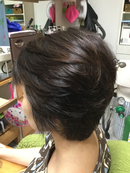 カット　炭酸泉スパ　ヘアエステ　50代