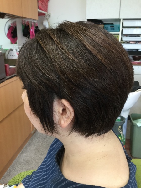 カット　集中育毛ケア　ヘアエステ　40代