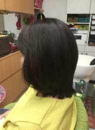 縮毛矯正　集中育毛ケア　ヘアエステ　４０代