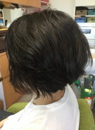 ニュアンスパーマ　カット　ヘアエステ　４０代