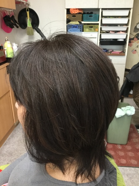 カラーリング　カット　ヘアエステ　40代