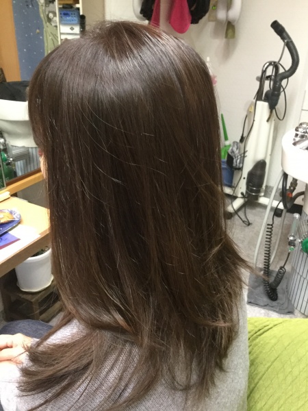 カラーリング　カット　ヘアエステ　50代