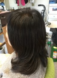 カラーリング　集中育毛ケア　ヘアエステ　60代