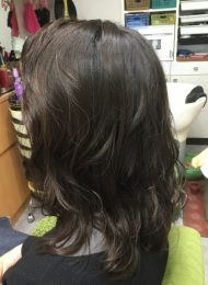 ニュアンスパーマ　炭酸泉スパ　ヘアエステ　50代