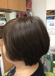 カラーリング　カット　ヘアエステ　60代