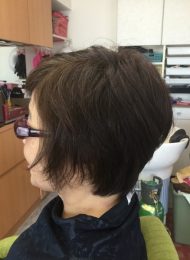 カラーリング　カット　ヘアエステ　60代