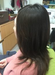 カラーリング　集中育毛ケア　ヘアエステ　50代