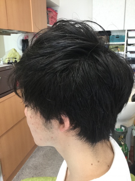 カット　ヘアエステ　10代男性