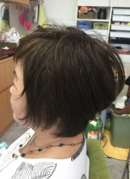 カラーリング　カット　ヘアエステ　60代