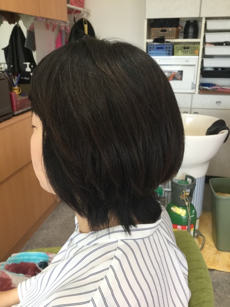 カット　炭酸泉スパ　ヘアエステ　40代