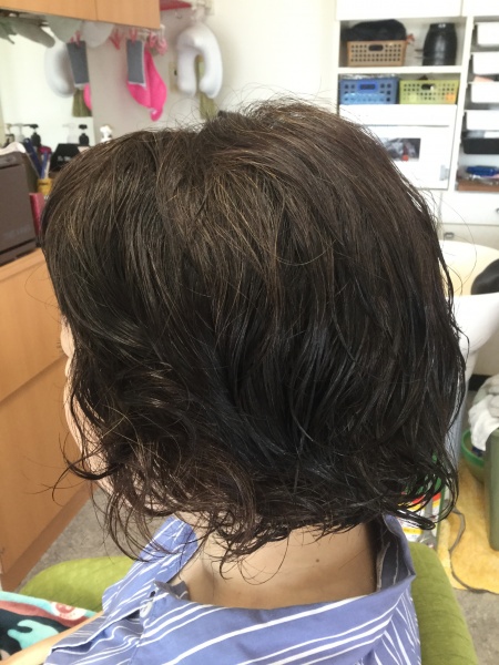 ニュアンスパーマ　カット　ヘアエステ　40代