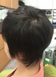 カット　眉カット　　40代