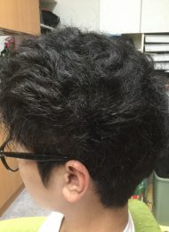 カラーリング　カット　ヘアエステ　炭酸泉スパ　大学生　男性