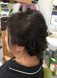 カラーリング　集中育毛ケア　ヘアエステ　60代