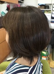 カラーリング　カット　ヘアエステ　炭酸泉スパ　50代