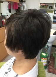 カラーリング　カット　ヘアエステ　60代