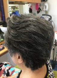 パーマ　集中育毛ケア　ヘアエステ　80代