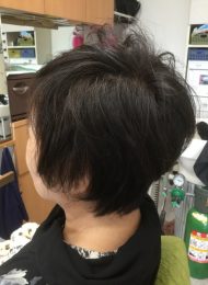 カラーリング　カット　ヘアエステ　70代