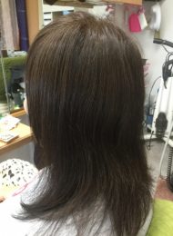 カラーリング　カット　集中育毛ケア　ヘアエステ　60代