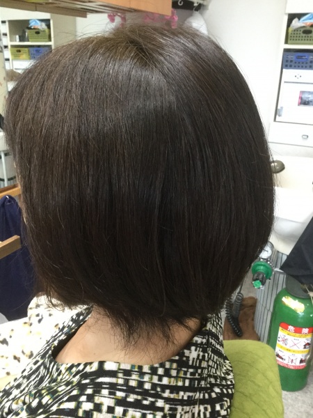 カラーリング　カット　ヘアエステ　炭酸泉スパ　50代