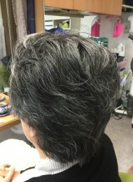 パーマ　カット　ヘアエステ　集中育毛ケア　80代