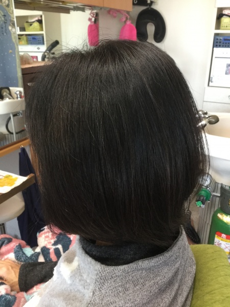 カラーリング　ヘアエステ　炭酸泉スパ　60代