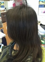 カラーリング　ヘアエステ　集中育毛ケア　60代