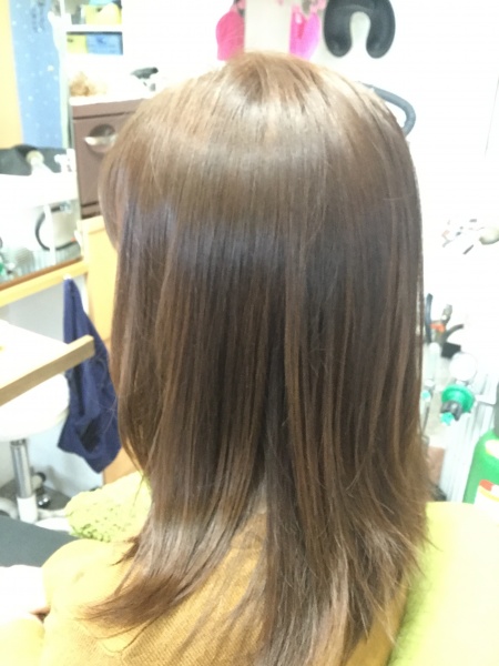 カラーリング　カット　ヘアエステ　50代