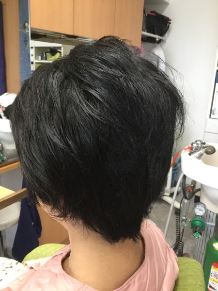 カラーリング　カット　炭酸泉スパ　ヘアエステ　50代