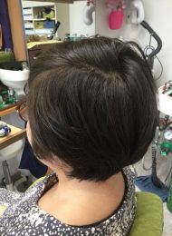 カラーリング　カット　炭酸泉スパ　ヘアエステ　70代