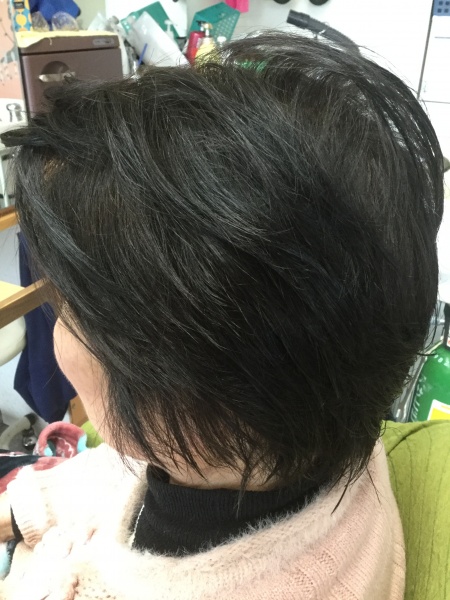 カラーリング　カット　ヘアエステ　集中育毛ケア　70代