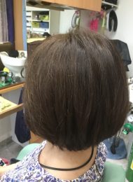 カラーリング　カット　集中育毛ケア　ヘアエステ　６０代