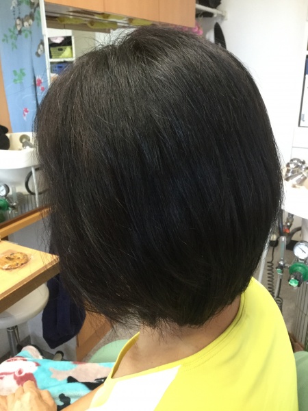 カラーリング　カット　ヘアエステ　60代