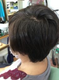 カラーリング　カット　ヘアエステ　60代