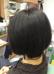 カラーリング　カット　ヘアエステ　60代