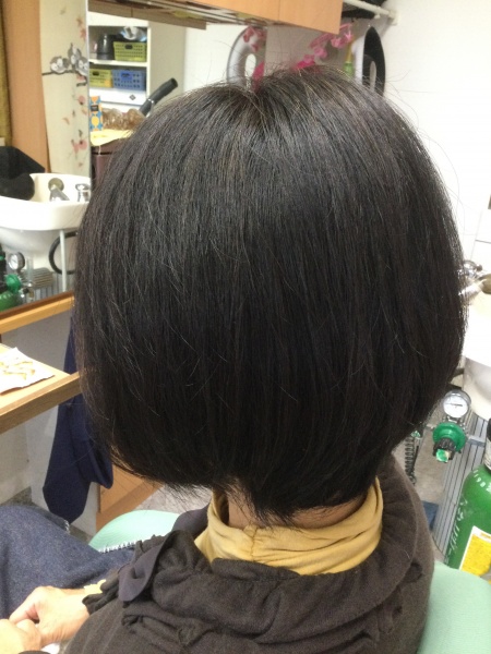 カラーリング　カット　ヘアエステ　60代