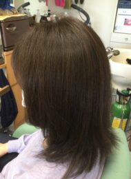 カラーリング　カット　集中育毛ケア　ヘアエステ　50代