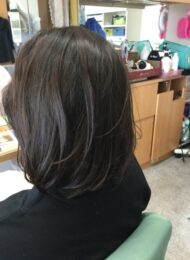 ニュアンスパーマ　炭酸泉スパ　ヘアエステ　50代