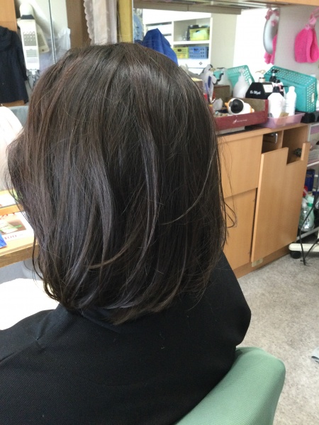 ニュアンスパーマ　炭酸泉スパ　ヘアエステ　50代