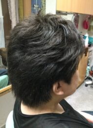 カラーリング　カット　集中育毛ケア　ヘアエステ　30代男性