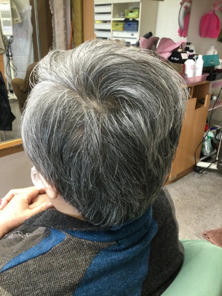 カット　炭酸泉スパ　ヘアエステ　80代