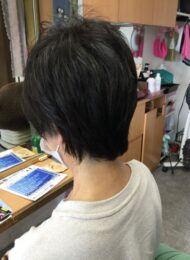 カット　カラーリング　炭酸泉スパ　ヘアエステ　50代