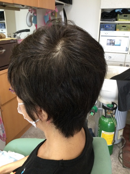 カラーリング　カット　炭酸泉スパ　ヘアエステ　50代