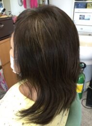 カラーリング　カット　ヘアエステ　集中育毛ケア　60代